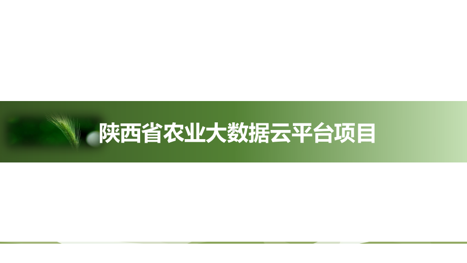 陕西省农业大数据云平台项目课件.pptx_第1页