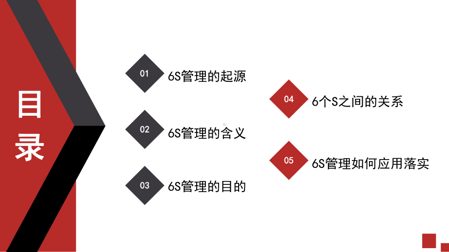 红白简约商务风仓库6S管理方法PPT模板.pptx_第3页