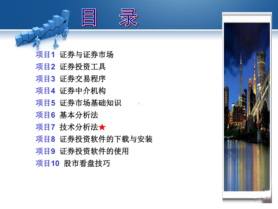 证券投资实务项目7-技术分析法课件.ppt_第1页