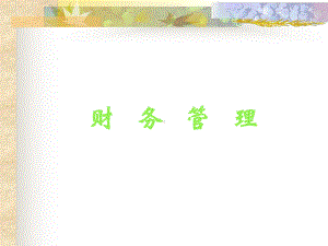 财务管理(PPT88页)课件.pptx