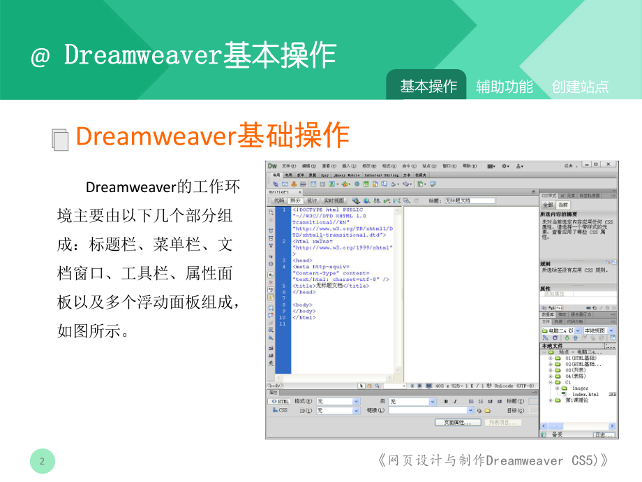 网页设计与制作(Dreamweaver-CS5).pptx_第2页