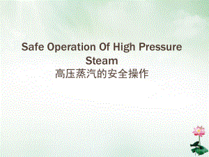 高压蒸汽操作使用培训教材(PPT39页)课件.ppt