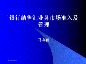 银行结售汇市场准入业务培训(巢湖)09课件11.ppt