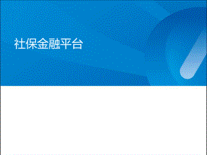 社保金融服务平台课件.ppt