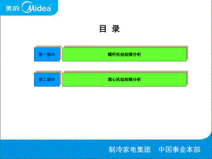 美的大型机设备主要故障分析42页课件.ppt