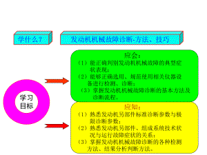 配套课件-发动机机械故障诊断.ppt