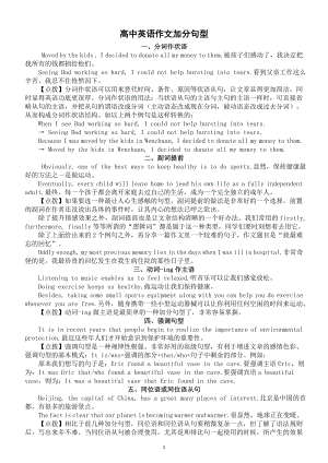 高中英语高考作文加分句型整理（共十种）.doc