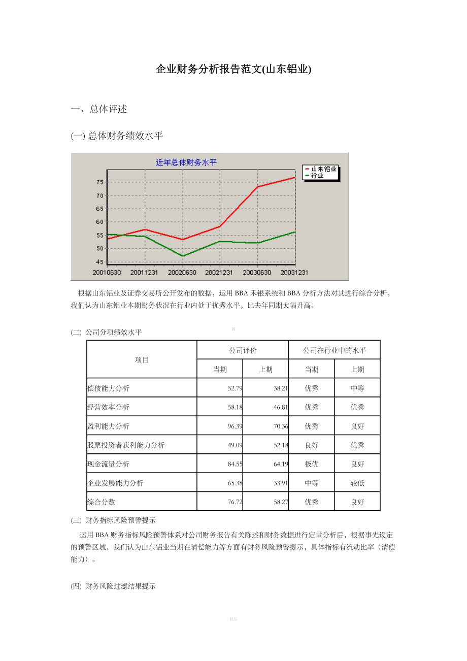 企业财务分析报告范文.doc_第1页