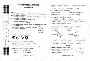 广西南宁横州市百合镇第三 2020-2021学年九年级上学期 期中数学试题.pdf