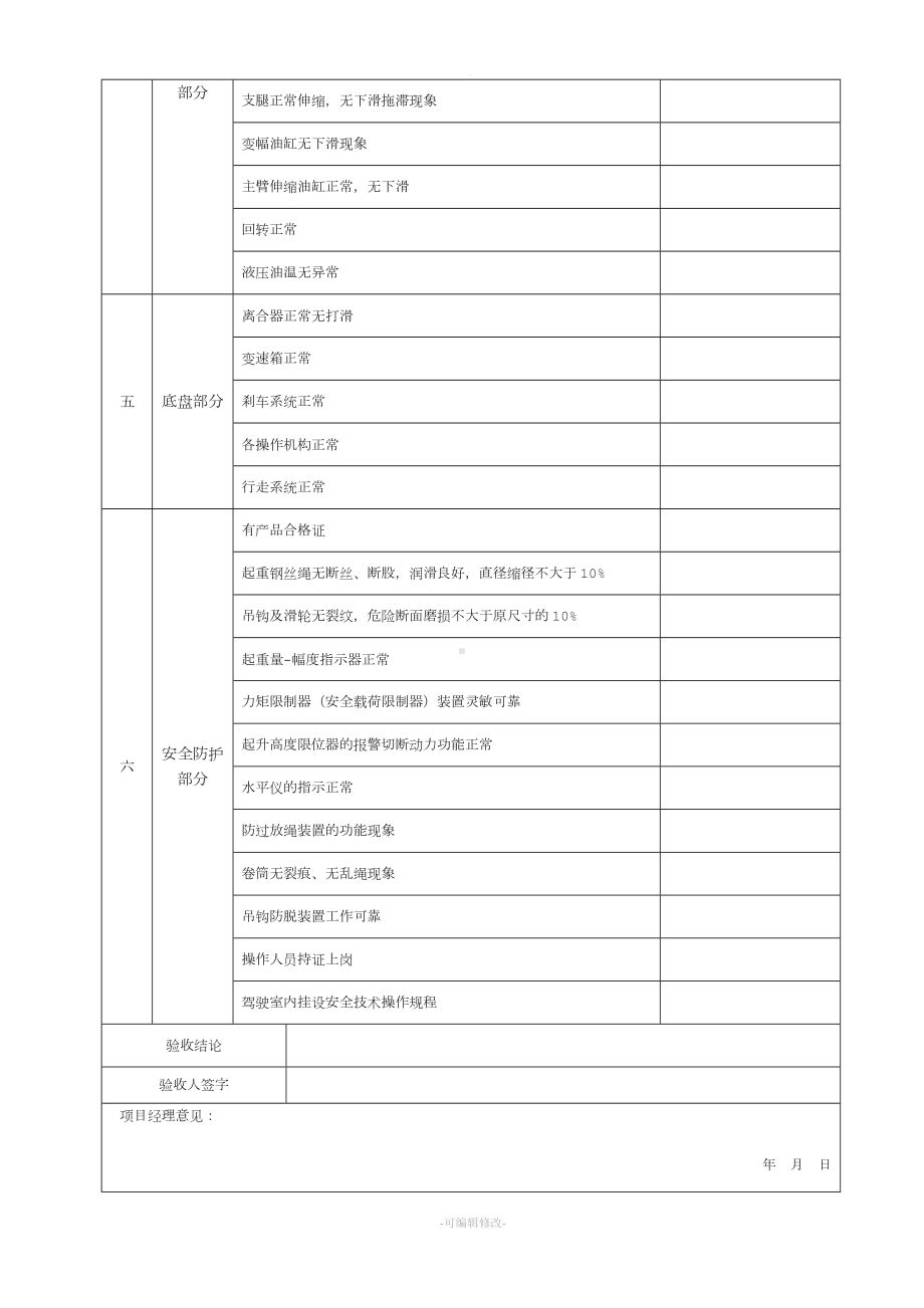 汽车吊验收记录.doc_第2页