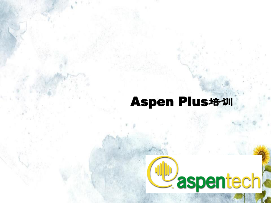 AspenPlus培训讲义完整ppt课件.ppt_第1页