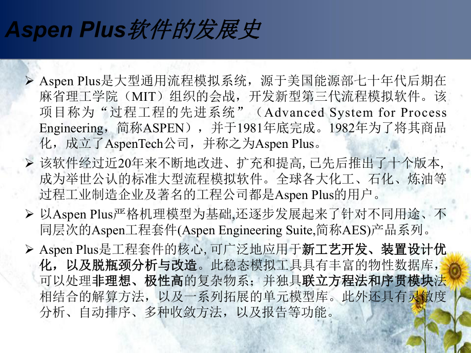 AspenPlus培训讲义完整ppt课件.ppt_第2页