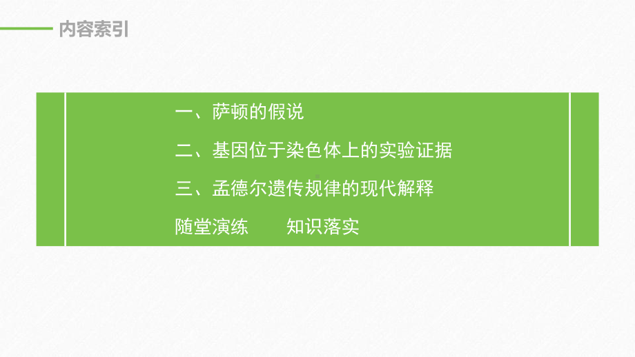 《基因在染色体上》基因和染色体的关系课件.pptx_第3页