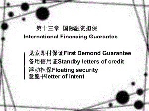 [法律]国际金融法-金融法课件3.ppt