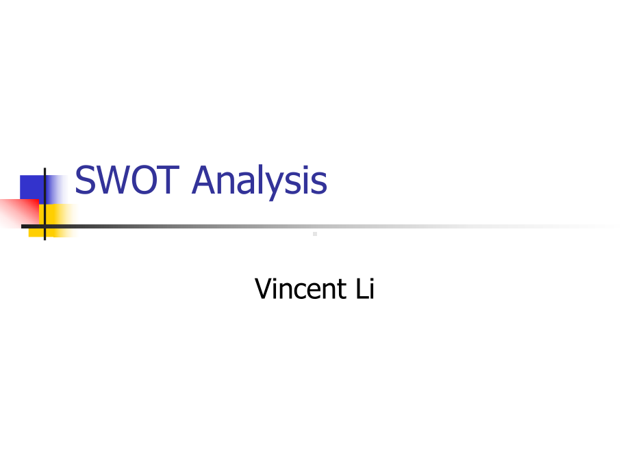 SWOT-analysis-优劣势分析-英文-课件.ppt_第1页