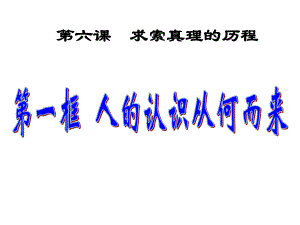 2020人的认识从何而来公开课课件.ppt