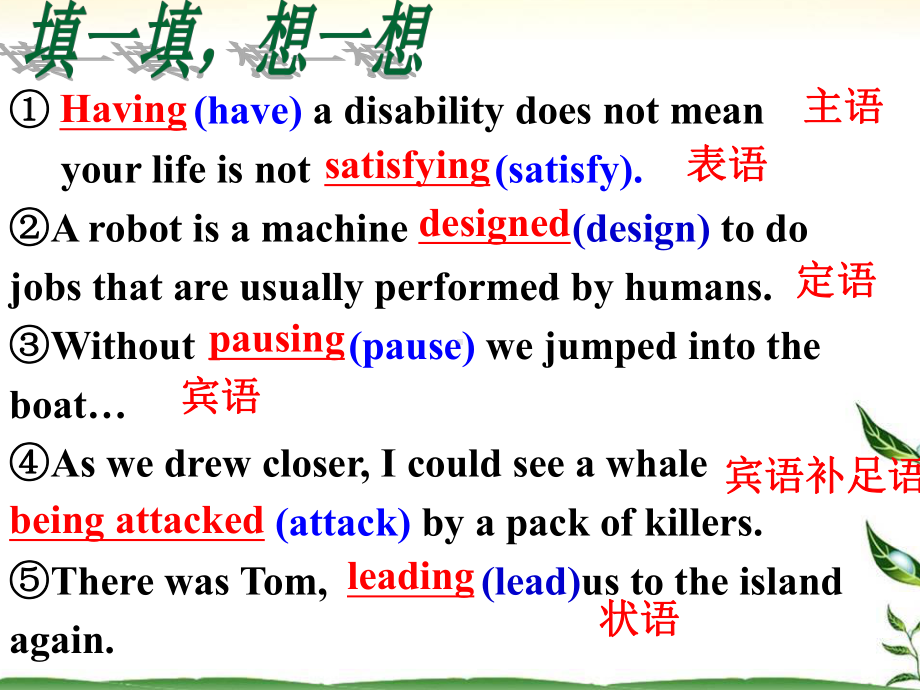 my公开课非谓语动词在写作中的运用课件.ppt_第3页