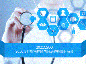 2021CSCO-：SCLC诊疗指南神经内分泌肿瘤部分解读PPT课件.ppt