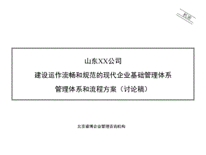 xx公司管理体系和流程课件.ppt