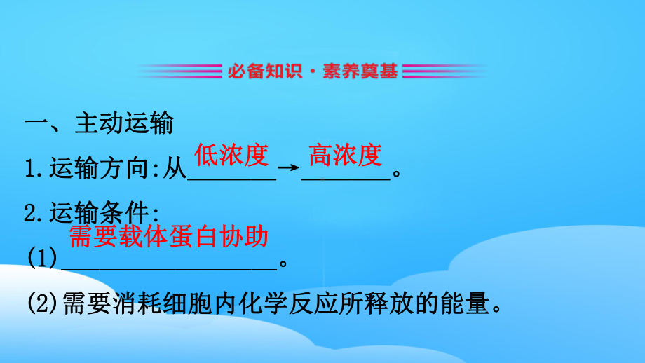 《主动运输与胞吞、胞吐》细胞的物质输入和输出PPT（优秀课件）.pptx_第3页