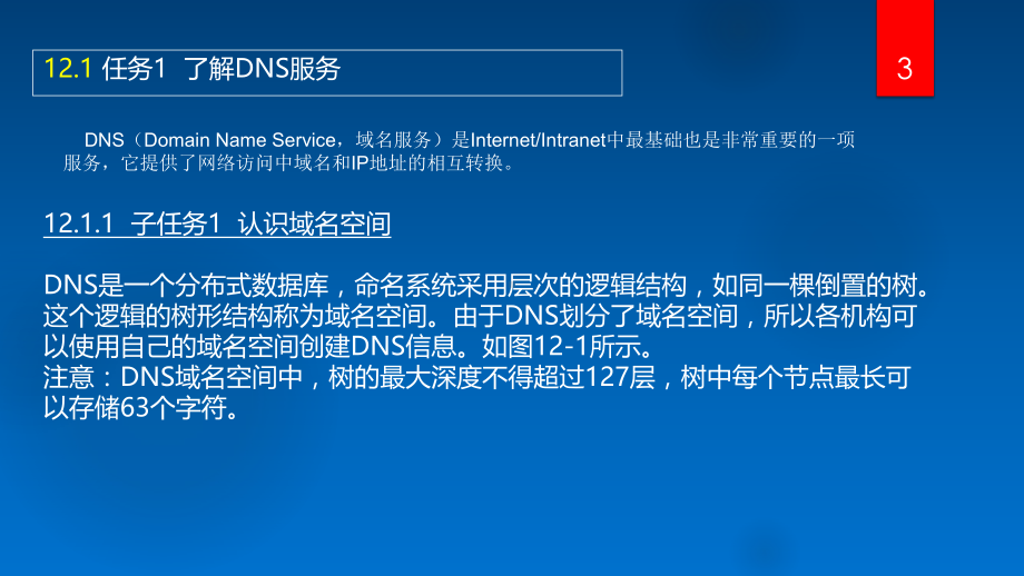 Linux网络操作系统项目教程-项目12-配置与管理DNS服务器课件.pptx_第3页