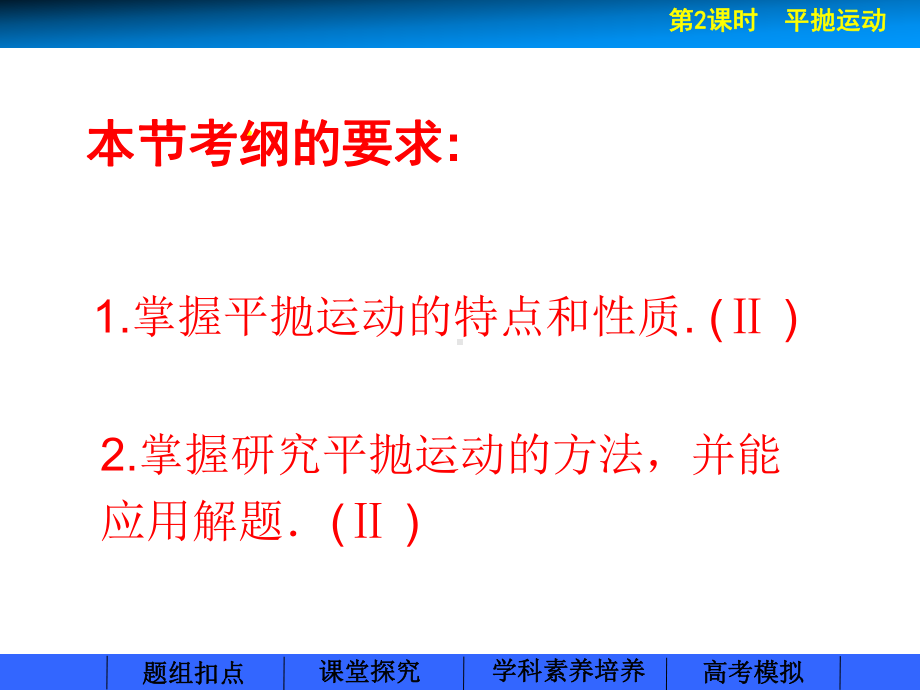 《平抛运动》复习课解析课件.ppt_第2页