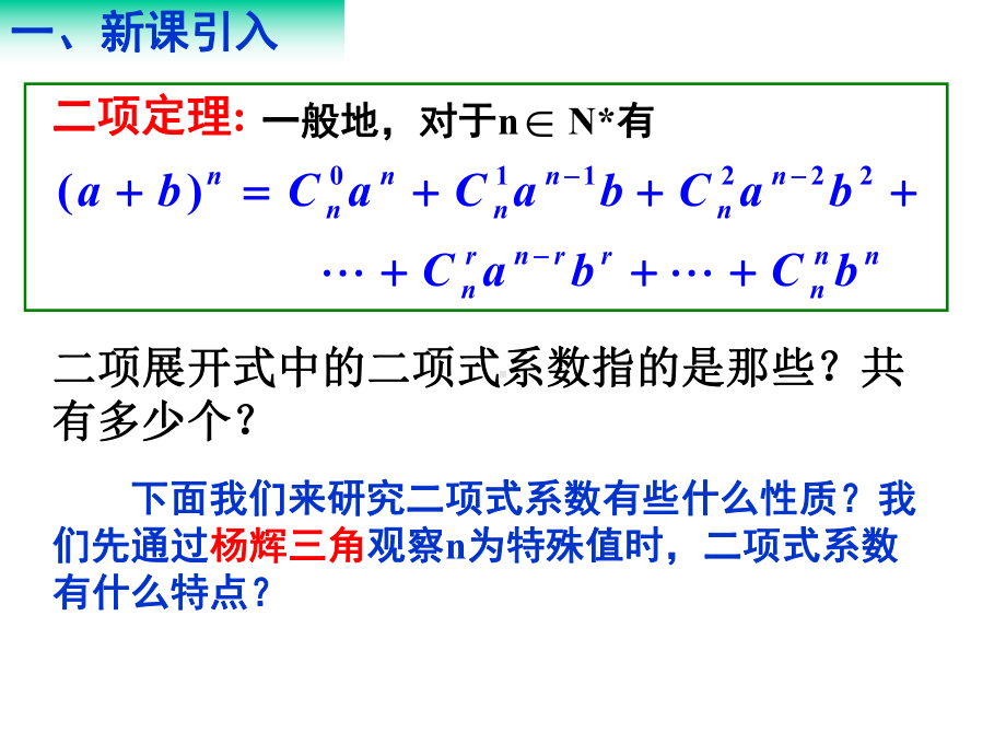 “杨辉三角”与二项式系数的性质PPT优秀课件1.ppt_第2页