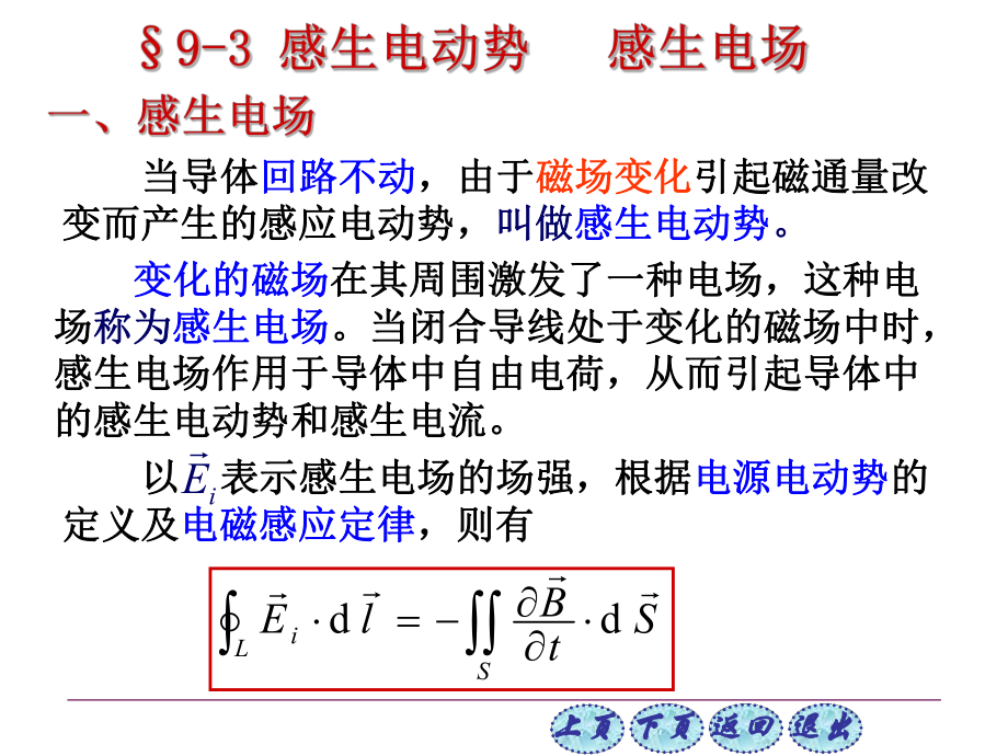 -感生电动势--感生电场课件.ppt_第1页