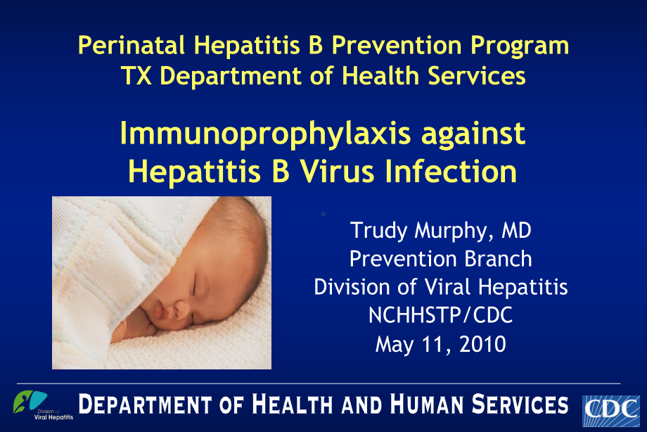 erinatal-Hepatitis-B-Prevention-ProgramTX-Department-of：围产期乙型肝炎预防programtx部课件.ppt_第1页