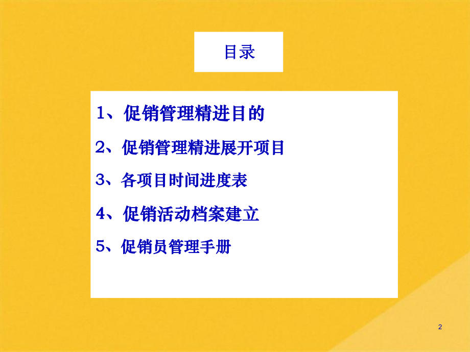 2022年康师傅促销管理精进专案展开计划(共31张PPT)课件.pptx_第2页