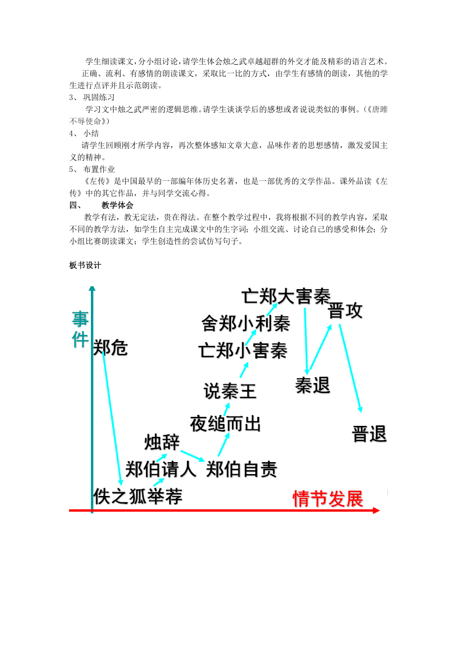 说课稿 人教版 语文 高中 必修1 《烛之武退秦师》.doc_第2页