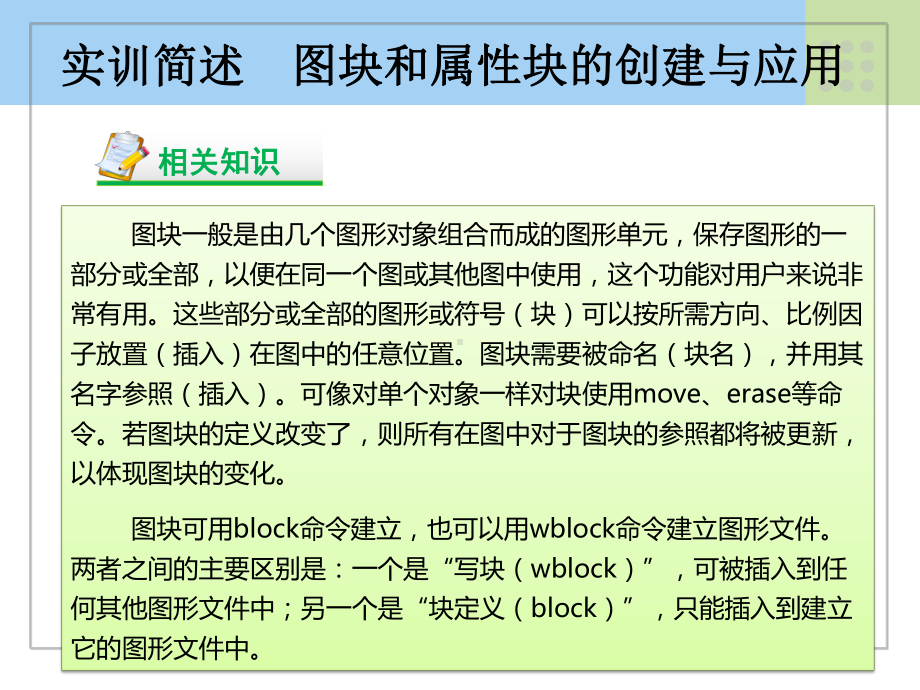 AutoCAD实例教程-图块的创建与应用详解课件.ppt_第3页