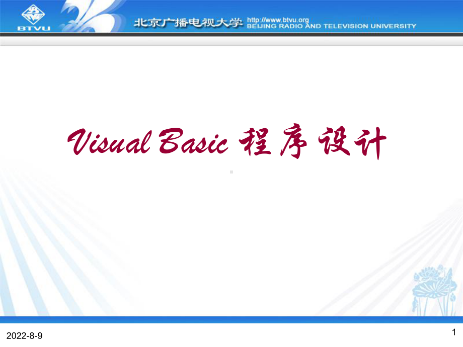 VisualBasic程序设计第2章VB可视化编程初步.ppt_第1页