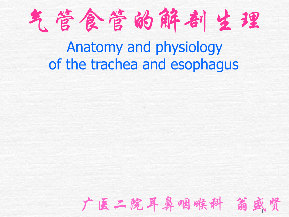 anatomyesoph气管食管的解剖生理课件.ppt_第1页