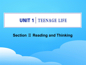 《Teenage-Life》Reading-and-Thinking-PPT教学课件（优秀课件）.pptx