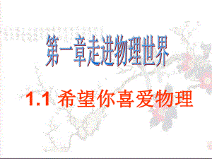 《希望你喜欢物理》ppt5课件.ppt