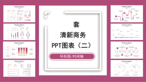 20套紫色系清新商务PPT图表合集(二)课件.pptx