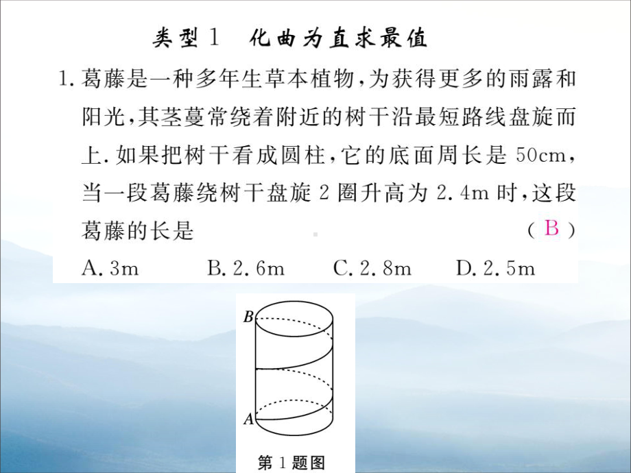 专题训练三-利用勾股定理求最值(共13张PPT)课件.ppt_第2页