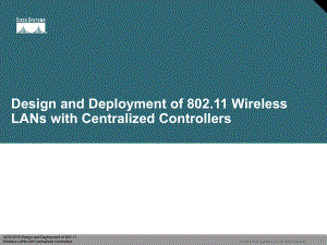 PDI-思科集中式无线架构基础-1--文本课件.ppt