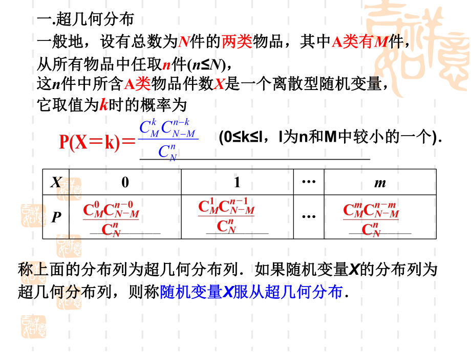 一轮复习：超几何分布和二项分布的比较16课件.ppt_第2页