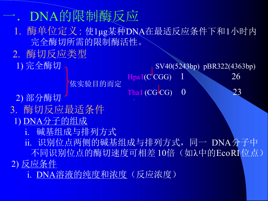 DNA限制酶切反应和限制酶谱绘制课件.ppt_第2页