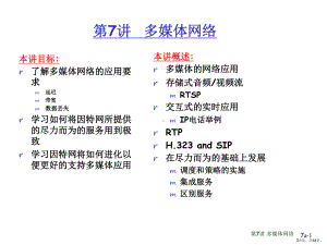 多媒体网络课件.ppt