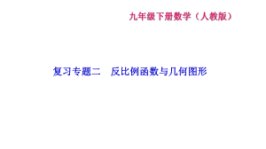 复习专题二反比例函数与几何图形课件.ppt