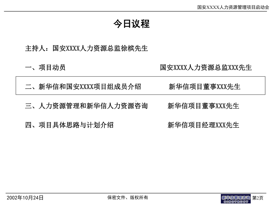 国安XX人力资源管理项目启动会共41张幻灯片.ppt_第3页