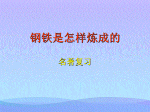 名著复习《钢铁是怎样炼成的》ppt课件优秀课件.ppt