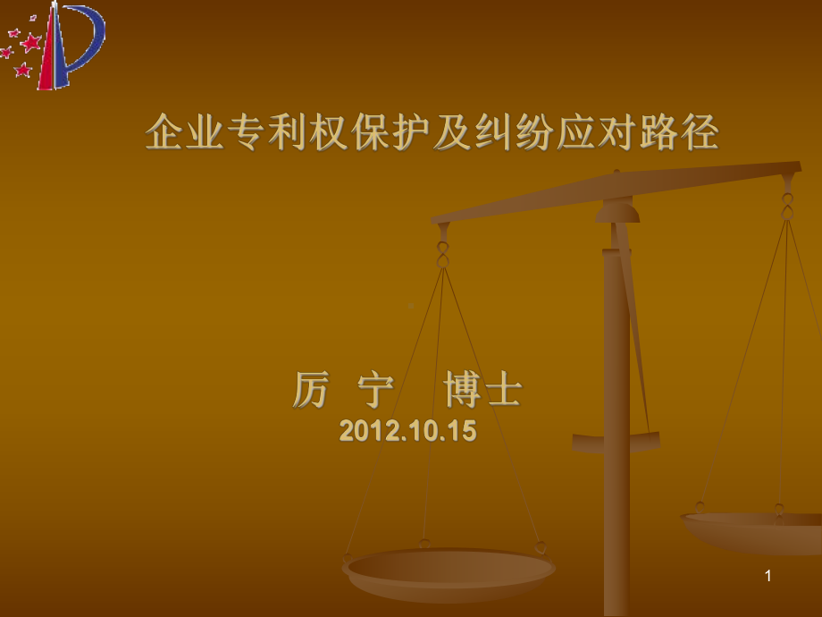 企业专利保护-厉宁课件.ppt_第1页