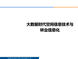 大数据时代空间信息技术与林业信息化课件.ppt