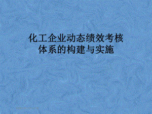 化工企业动态绩效考核体系的构建与实施课件.pptx