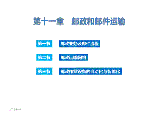 交通运输学-邮政和邮件运输.课件.pptx