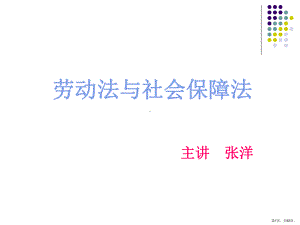 劳动法概述精品课件.ppt